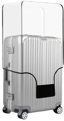 AFIODA 30-Inch Transparent Luggage Cover – Waterproof PVC Protector for Suitcases, Durable & Clear Travel Case Cover for Checked Bags, Perfect for Business & Vacation