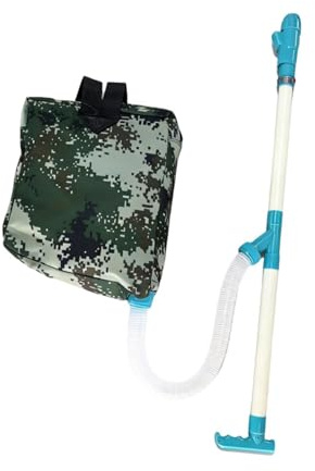 Wswqop Zaino Spandiconcime Granulare, Spandiconcime Agricolo Portatile per Ortaggi E Giardino, Tubo in PVC