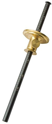 Rockler Wheel Marking Gauge - Durable Precision Layout Wood Cutting Tool for Straight, Wander-Free Marks - Accurate Wood Scribe Tool w/Knurled Lock Nut, Graduated Scales, & A Recess