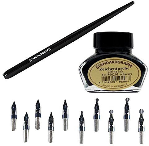 Standardgraph Kalligraphie Profi-Set Zierschhriftfedern