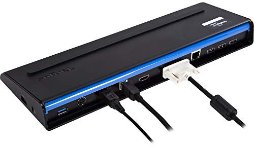 Targus USB 3.0 SuperSpeed Universal Dual Display Video Docking Station with Power, Black (ACP71EUZA)