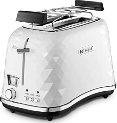 DeLonghi CTJ 2103.W toaster 2 slice(s) 900 W Black, White