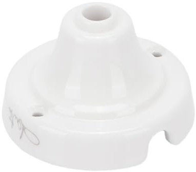 FANTON 84027 Rosone liscio Ø 70 mm colore Bianco per impianti vintage, stile retrò