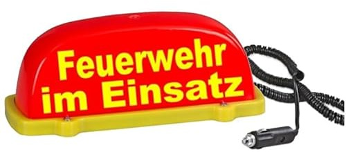 Feuerwehr im Einsatz - Dachaufsetzer LED rot