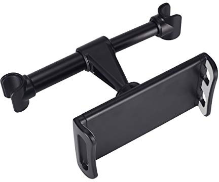 MEBBER Car Back Seat Headrest Mount,Car Backseat Cradle Bracket Holder for 4-11 Inch Mobile Phone iPad Tablets