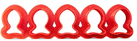 Mini cortador de galletas Goldfish de 2,5 cm, plástico impreso en 3D, fabricado en los Estados Unidos, marca CookieCutterCom, el color puede variar