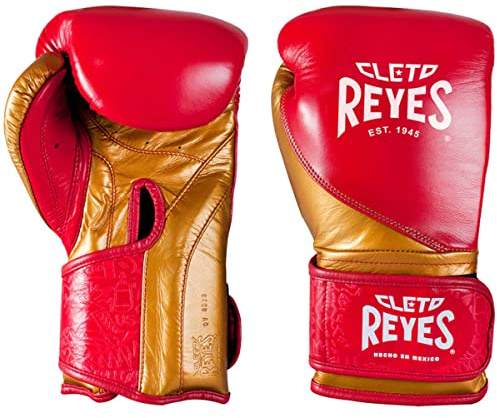 CLETO REYES Alta Precision Trainingshandschuhe (Rot/Gold, 38 ml)