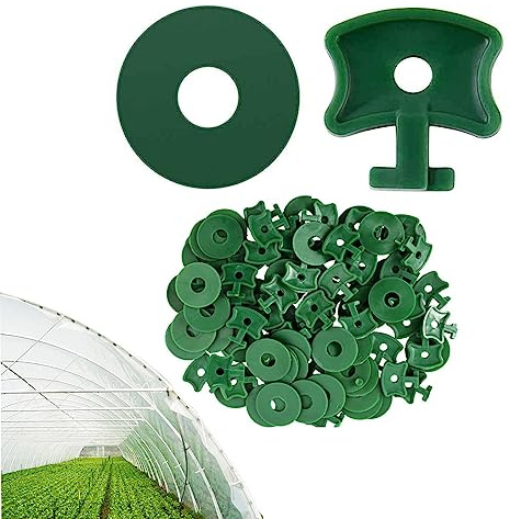 Eastuy Garden Clamps - Greenhouse Twist Clips Washers Set | Shading and Insulation Twist Clips for Fixing Greenhouse Bubble Wrap Sunshade Net Insulation Shading