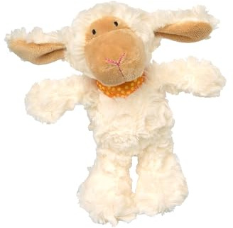 SIGIKID 43316 Schaf Emmala XS, Plüsch, Kuscheltier, Stofftier, kuschelweich, Podcast-Heldin, ab 3 Monaten