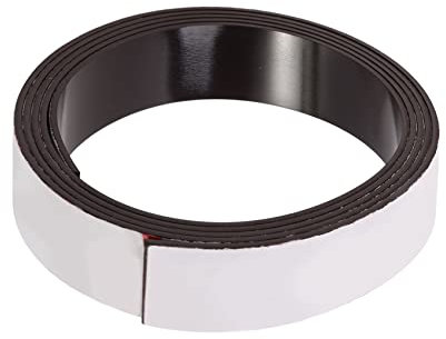 melairo Cinta Adhesiva MagnéTica de ImáN de Cinta de 1M Cinta Adhesiva de ImáN de 10X1.5 Mm
