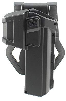 ANSNOW Étuis Deet Tactiques Mobiles Pour G17 G18, Avec Lampe de Poche Ou Monté Au, Série G1Ock, Étui Deet À Taille Droite/Noir