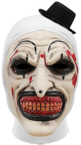 Claofoc Terrifier Maske Erwachsene Horror Killer Art The Clown Maske Kostüm