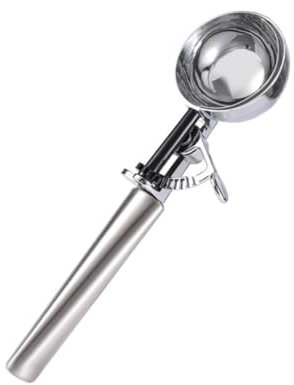 NAMOARLY Zinc Alloy Fruit Scoop Versatile Kitchen Tool for Ice Cream Melon and Dessert Spoon for Salad and Fruit for Home Use