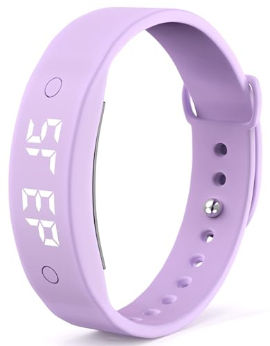 Non Bluetooth Fitness Tracker Pedometer Watch Step Counter Activity Tracker Alarm Clock Countdown Timer IP67 Waterproof Fitness Watch for Women Men