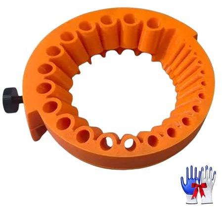 GAENZA Affûteuse pour Mèches De Foret, Accessoire pour Affûter Les Mèches De Foret, Affûteuse d'angle Portative pour Mèches De 2 À 13mm, Compatible avec Une Meuleuse De 125mm, pour Un Affûtage Précis