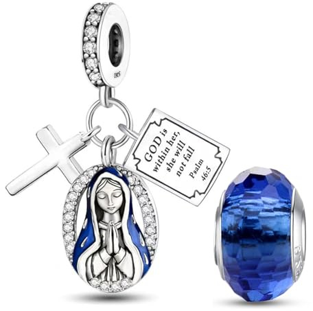 HappyStar Breloque en argent sterling 925 pour bracelets et colliers Pandora - Cadeau de fête des mères pour femme (avec une breloque intercalaire)