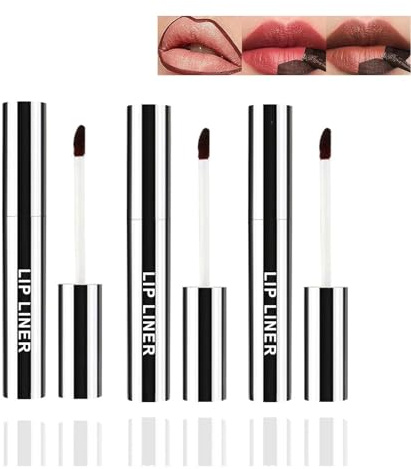 3 Pz Peel off Lip Stain Set, 3 colori Peel Off Lip Liner Stain, Tattoo Rossetto Lunga Durata Lips Liner, impermeabile e rimovibile, anti-trasferimento, altamente pigmentato, rimane tutto il giorno