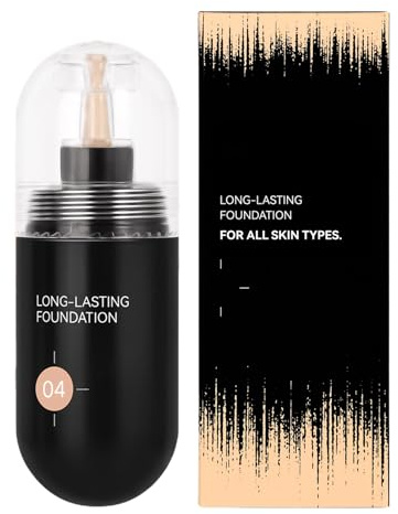 Fondotinta Copertura Completa, 30ml Fondotinta Liquido Effetto Matte Delicato, Base Trucco Idratante a Lunga Durata Controllo Lucido per Donne e Ragazze Ogni Tipo di Pelle