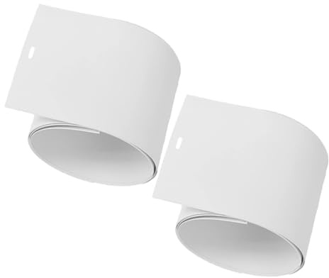 ULTECHNOVO 2piezas Persianas Venecianas Reemplazo Lamas Blancas para Ventanas Puertas Corredizas Reparación Cortinas Persianas