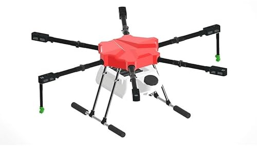 ResGcx Piattaforma di Volo for Sollevamento Pesante esacottero V1250HZ Interasse 1250 mm capacità carico utile 10 Litri Kit Sistema Telaio UAV Pieghevole(Red Cover Frame)
