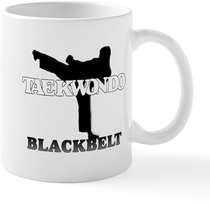 CafePress Taekwondo Black Belt Mug 11 oz (325 ml) Ceramic Coffee Mug