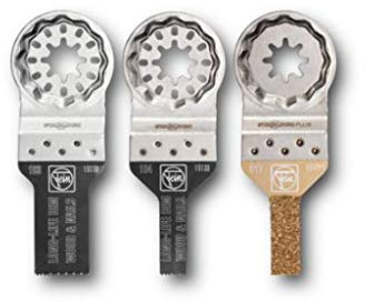 Fein (Multimaster) 35222952020 Säge- und Feil-Set, silber, 10/20 mm, 3 Stück