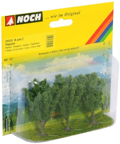 Noch Spur N/Z 25525 Pappeln 55 cm hoch 3 Stück