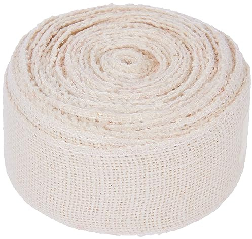 La cordeline BJ106B Cinta de Yute Blanca (16 x 5 x 16 cm)