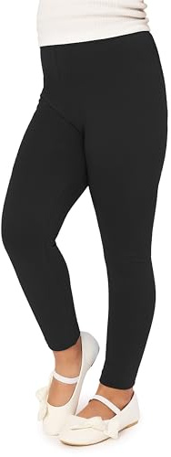 Merry Style Flicka Långa Leggings MS10-130(Svart, 128)