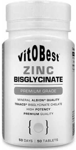 Vit.O.Best Zinc Bisglycinate 50 Tabletas 50 Tabletas Vit.O.Best Unidades 200 g