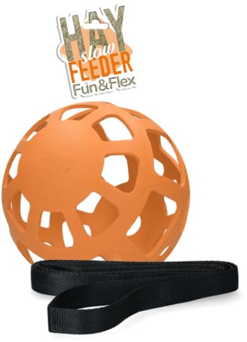 Holland Animal Care Hay Slowfeeder Fun&Flex Ø 22 cm – Fienone Cavallo – Adatto per animali da pascolo – Rete da fieno per cavalli – Contro il decadimento delle stalle – Fino a 1 kg di fieno – Verde