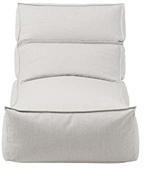 blomus Outdoor Lounger Stay | 150 x 80 x 80 cm | Cloud | Wasserabweisend | Relaxliege für Balkon, Garten & Terrasse | Schnelltrocknender Sitzsack aus wetterfestem Textil