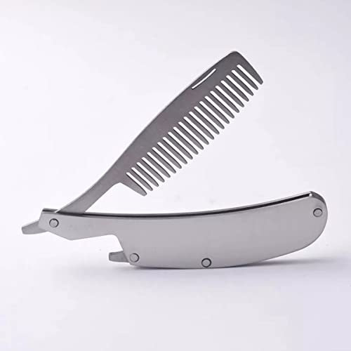 Missan Bartkamm - Bartpflege - Moustache Comb - Faltkamm Für unterwegs - Bartkämme