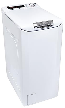 Lave-linge top HOOVER H3TFSMP48TAMCE-S - Induction - 8 kg - 1400 trs/min - connecté - Vapeur - Blanc