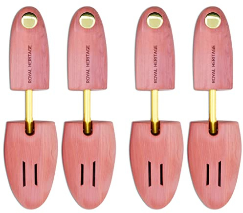 Royal Heritage Men's Cedar Shoe Trees - Ultimate Edition - Grown In USA! (Large (Fits Shoe Sizes 10.5-11.5), 2 PACK)