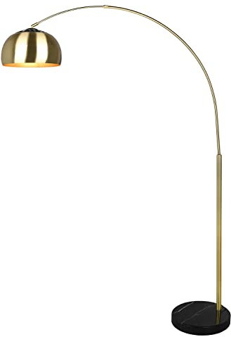 Trio Leuchten Bogenstehleuchte - Messingfarben - Metall - 172 x 200 cm - 1-flammig