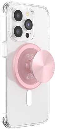 PopSockets Phone Grip for MagSafe, Magnetic Holder, Phone Stand, Light Pink - Dusty Rose