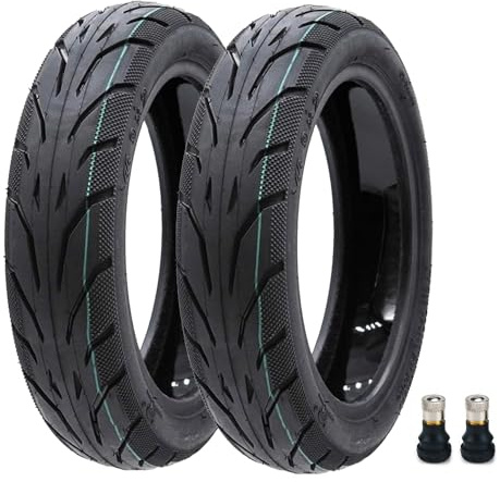 HORO.ES Tubeless Reifen-Set, 9 x 2, Reifenpannenschutz, mit/ohne Gel, zur Selbstreparatur, kompatibel mit XIAOMI M365, Essential, 1S, Pro/Pro 2, MI3 (Tubeless GEL)