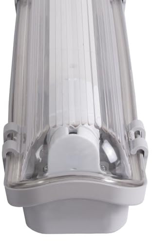 LHW-Licht LED Feuchtraumleuchte Eco 120cm IP65 18W Röhre | 1800 Lumen | 4000K Neutralweiß für Keller und Garage