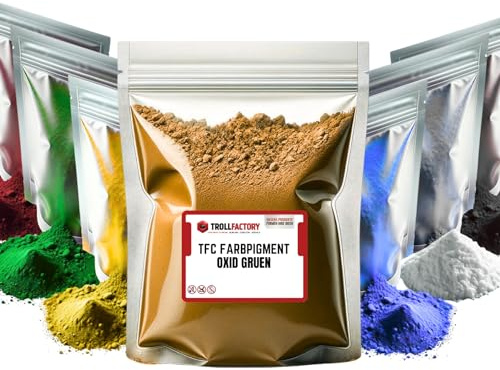 TFC Farbpigment Oxid Braun – Hochdeckendes Pigmentpulver für Reliefgießmassen wie Xyrarock, Gips, Epoxidharz und Beton, Matt, Lichtbeständig und Wetterfest I 2kg