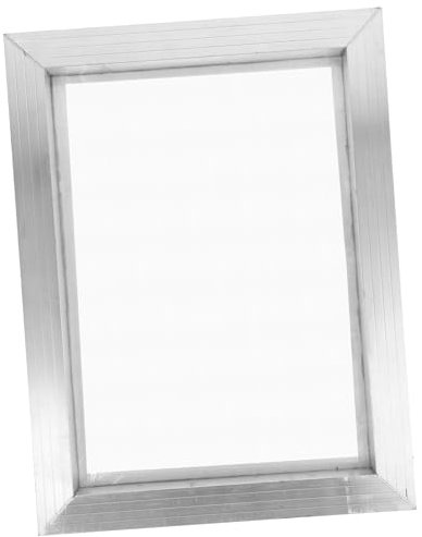 SEWOART Siebdruckrahmen Siebdruckemulsion Tragbarer Bildschirm Siebe Für Den Siebdruck Werkzeuge Für Den Siebdruck Bildschirmrahmen Starterrahmen Für Den Siebdruck Aluminiumlegierung