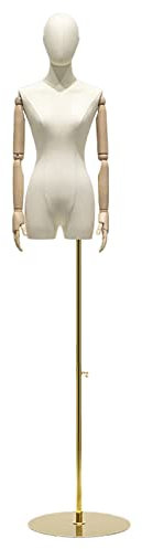 Schaufensterpuppe zur Präsentation von Kleidung, weiblicher Halbkörper, Torso, Schneiderpuppe mit Armen, höhenverstellbar, 121,9–210,2 cm, Dummy-Manikin/Modellständer, Boutique