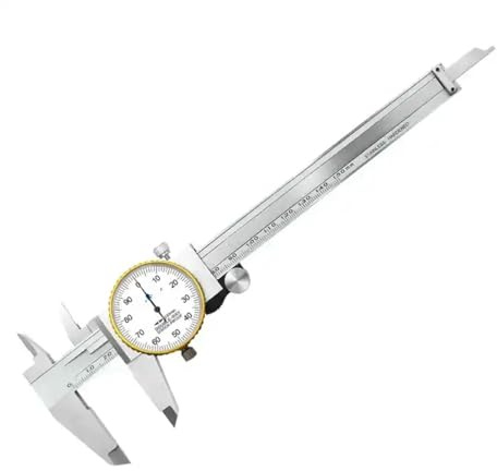 Micrómetro, Calibrador de Dial de 0-150mm/0-6 pulgadas, 0,02mm for herramientas de medición, calibrador Vernier de Dial con carcasa de Metal, calibrador Vernier con reloj