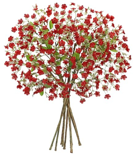9er-Set Künstliche Hortensienblüten Künstliches Schleierkraut Kunstblumen Gypsophila Blumenstrauß Künstliche Blumen DIY für Frühling, Hochzeit Party, Party, DIY, Blumenarrangement, Heimdekoration