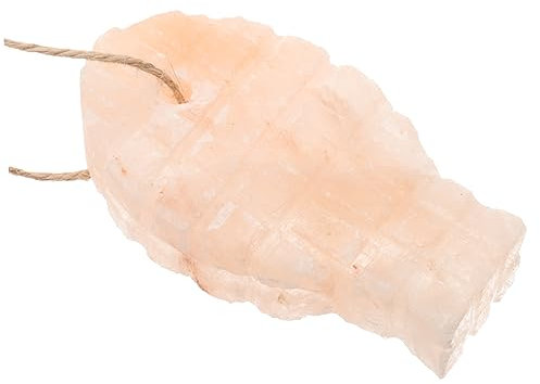 ibasenice Salzleckstein Für Kaninchen Und Hamster Salzziegelblöcke Natürliches Salz Zum Lecken Salzvorräte Für Kaninchen Salzleckstein Mit Fischförmigem Design Heimtierbedarf