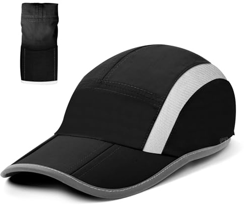 BSBUY Unisex vattentät basebollkeps herr dam keps sommar med skärm solhattar basebollkeps näthattar solhatt utomhus fiske löpning golf resor camping, A-svart, En Storlek