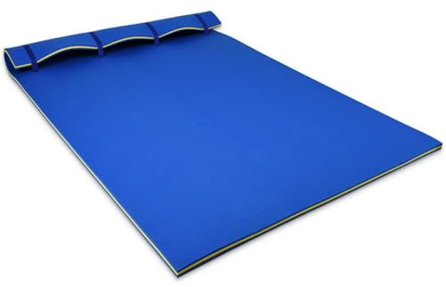 XPE Foam Water Cushion, 3 Layer Floating Island for Pool, River, Lake, Beach, Sea - Unsinkable Water Blanket Ideal for Water Activities
