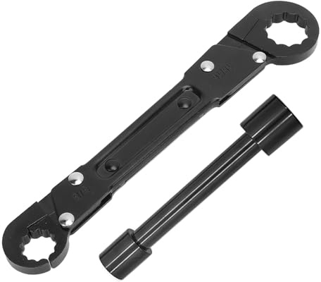 Tissting Strumenti idraulici Kit di arresto angolo di arresto in acciaio Kit di impianto professionale a doppia estremità strumenti di impianti professionale per una facile arresto