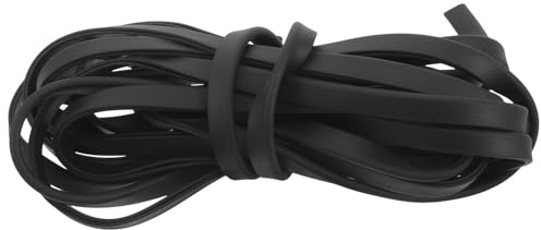 TOBBOMEY Bande de Protection Caoutchouc Forme de U Joint Étanchéité Flexible et Résistant Aux Chocs Garniture de Bordure pour Tôle Coupe Facile Installation Sécurisée