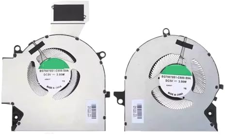 Ventilateur de refroidissement pour processeur et carte graphique pour ordinateur portable HP OMEN 16-B 16-C TPN-Q265 Q267 (références : M75487-001, M75488-001, M75483-001, M75485-001)(GPU Fan DC12V)